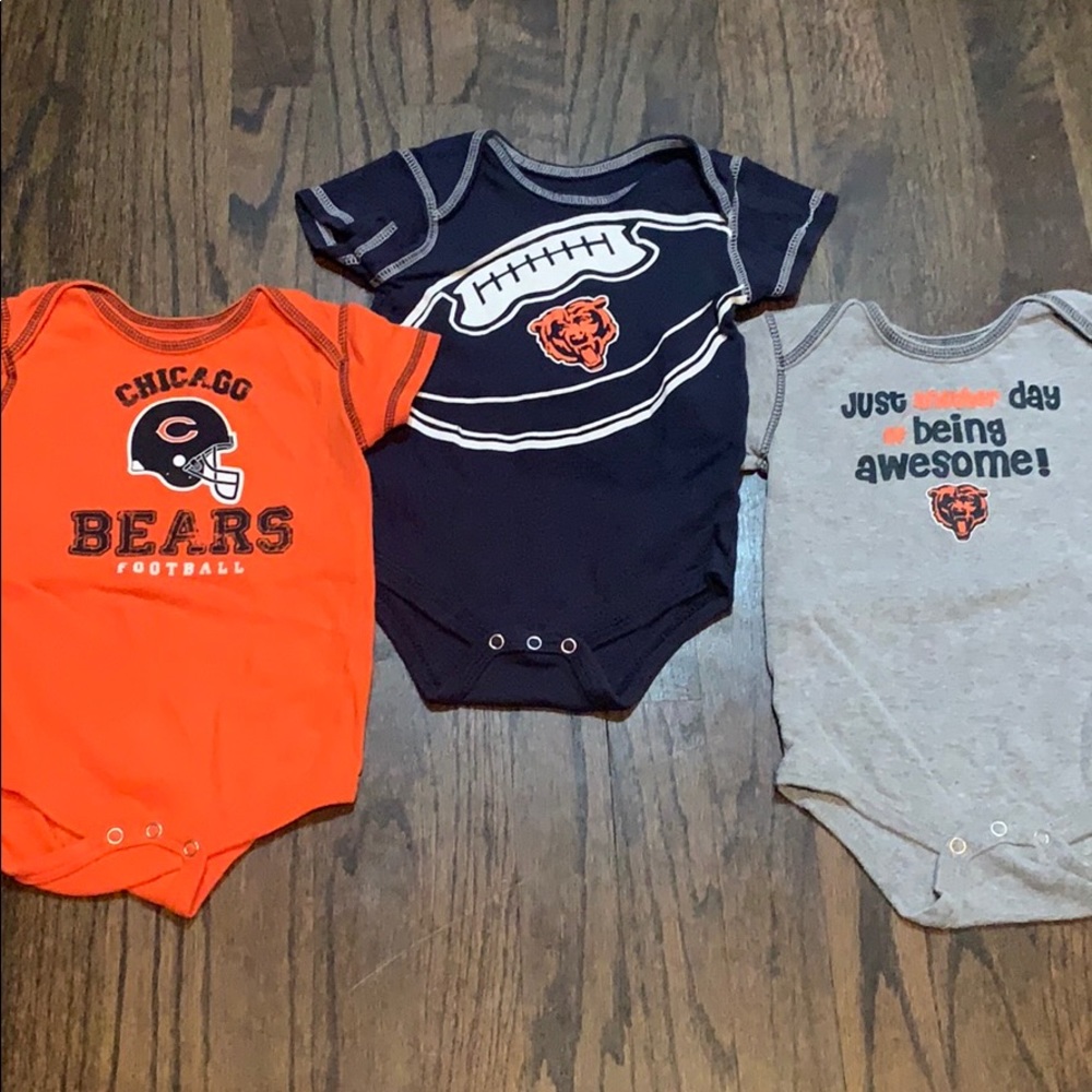 18mo NFL Chicago Bears onesies